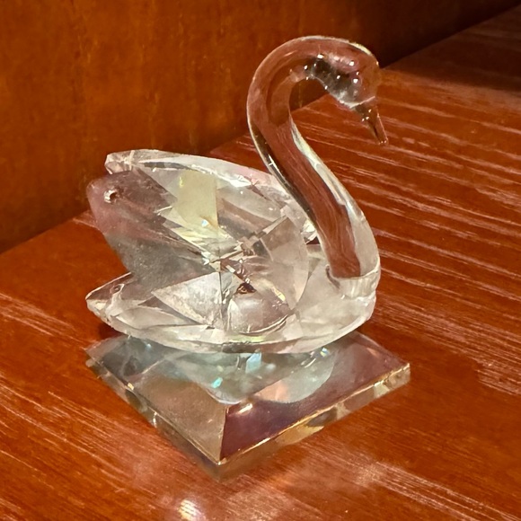 unknown Other - Vintage Blown Glass Swan